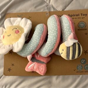 Sunshine Spiral Activity Toy - Pink, Blue, Yellow